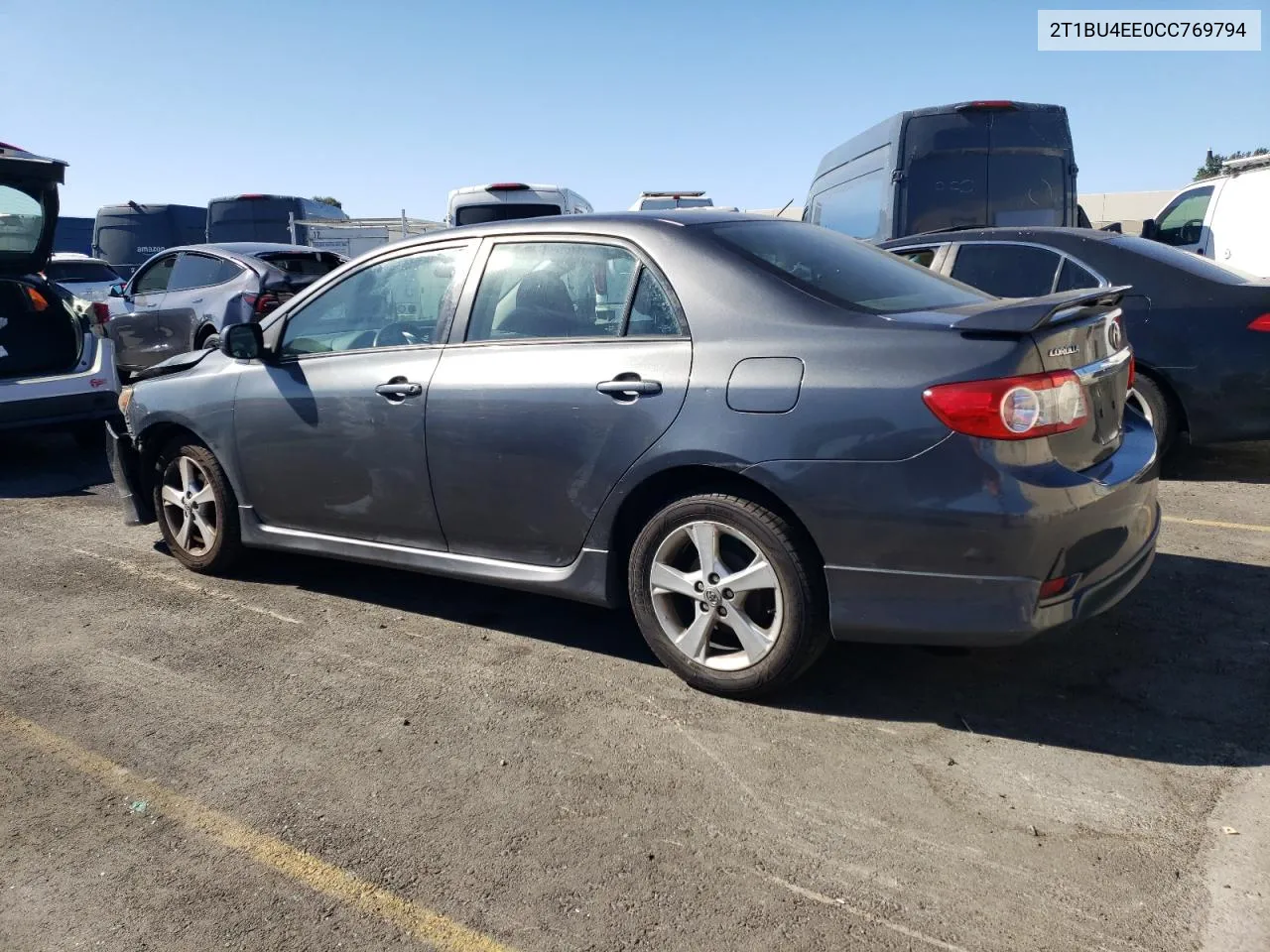 2012 Toyota Corolla Base VIN: 2T1BU4EE0CC769794 Lot: 71460664