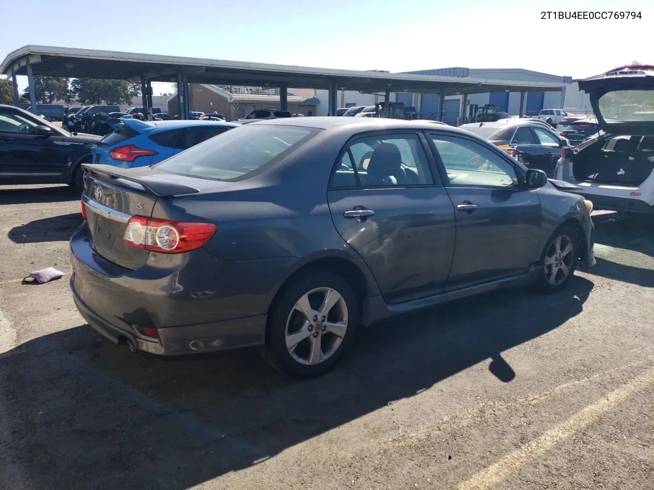 2012 Toyota Corolla Base VIN: 2T1BU4EE0CC769794 Lot: 71460664