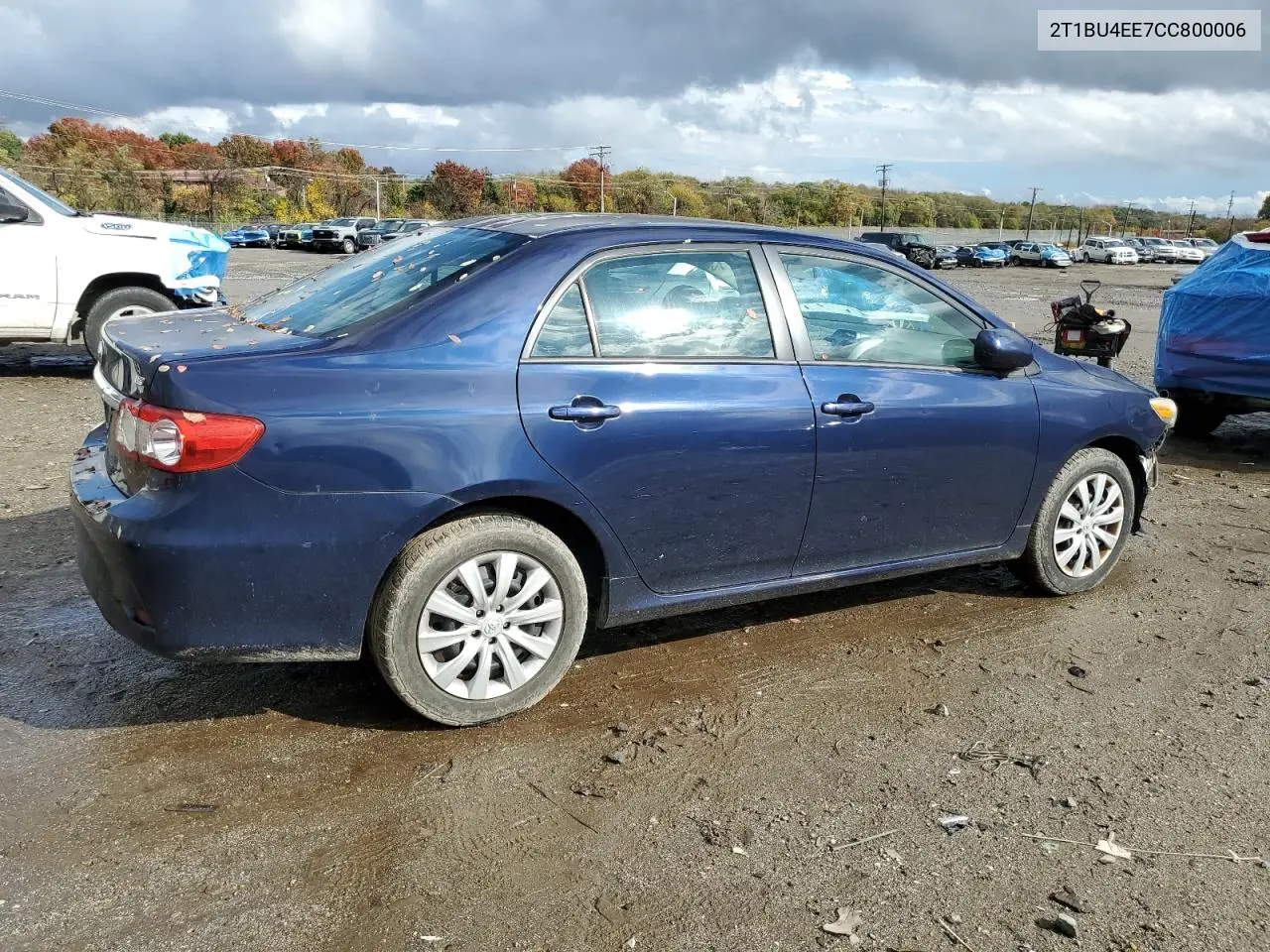 2T1BU4EE7CC800006 2012 Toyota Corolla Base