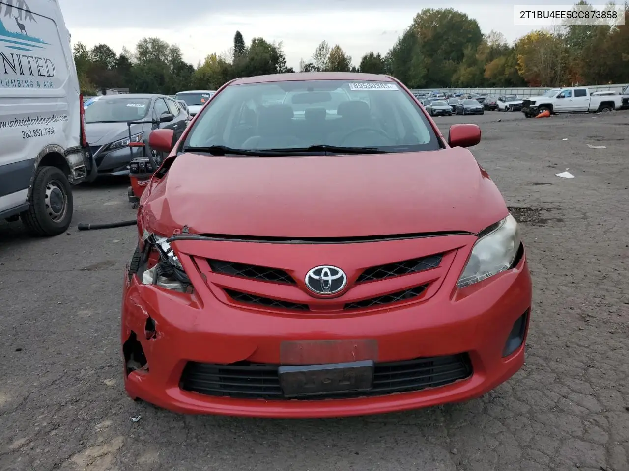 2T1BU4EE5CC873858 2012 Toyota Corolla Base
