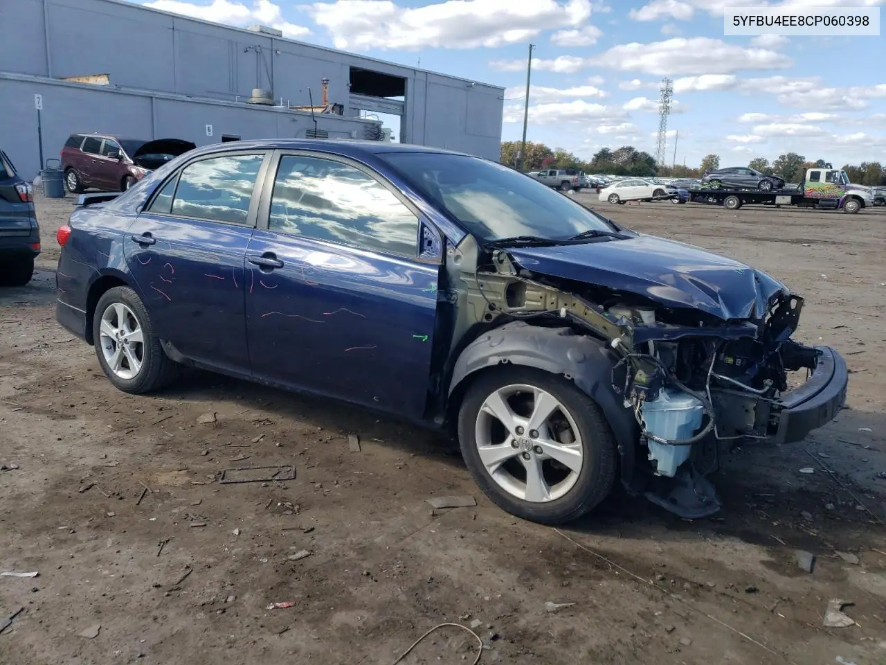 5YFBU4EE8CP060398 2012 Toyota Corolla Base