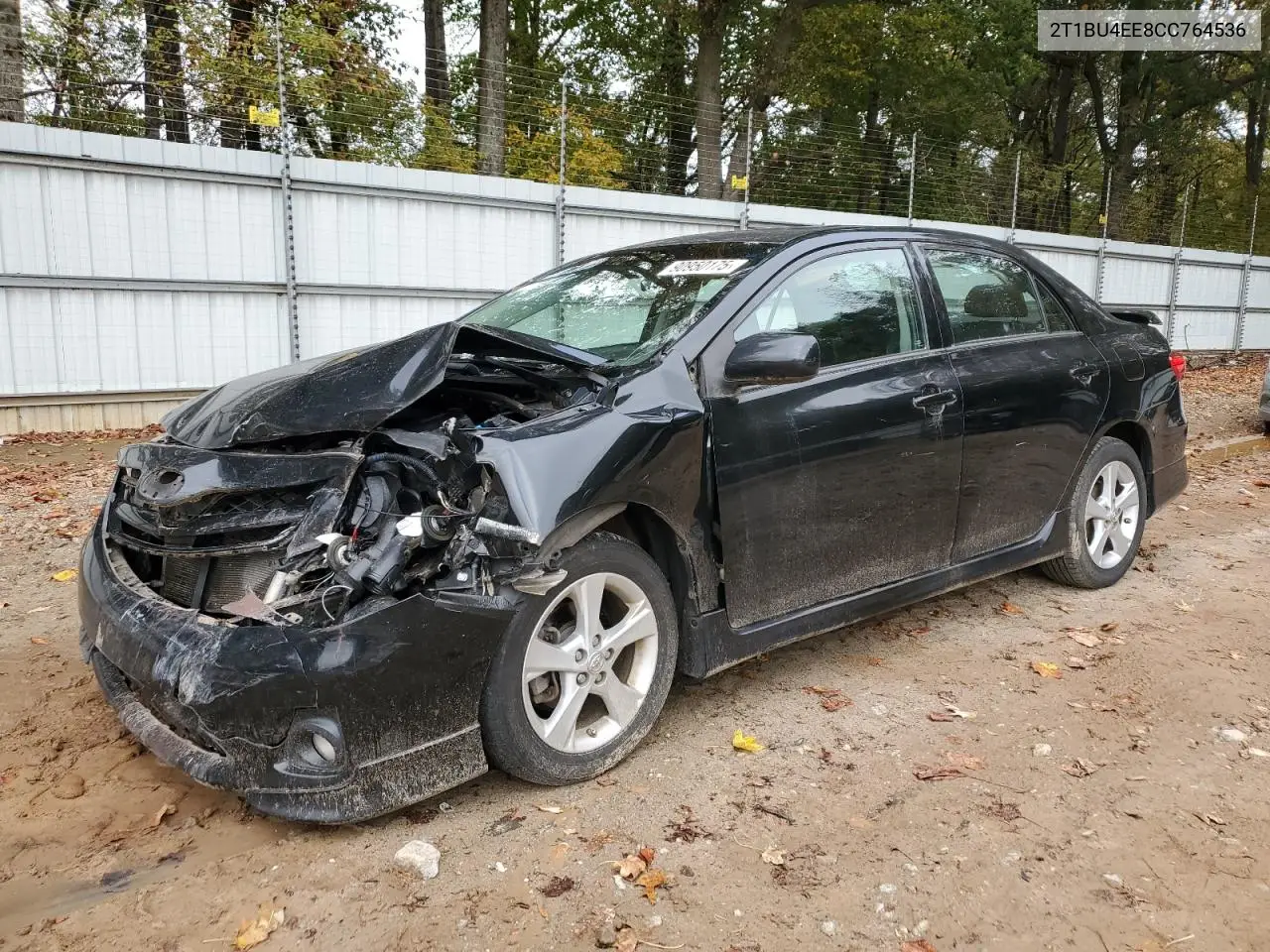 2T1BU4EE8CC764536 2012 Toyota Corolla Base