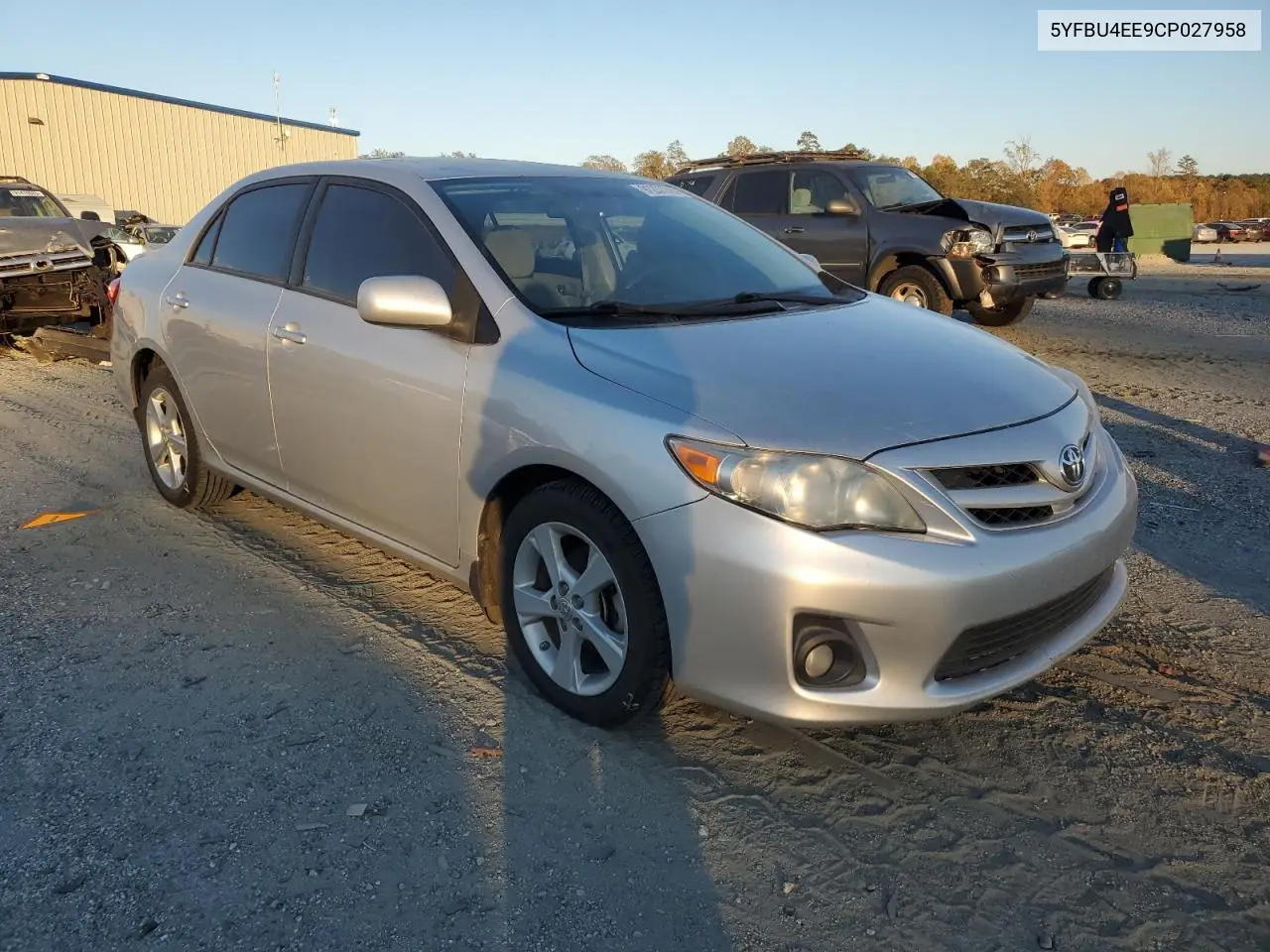5YFBU4EE9CP027958 2012 Toyota Corolla Base