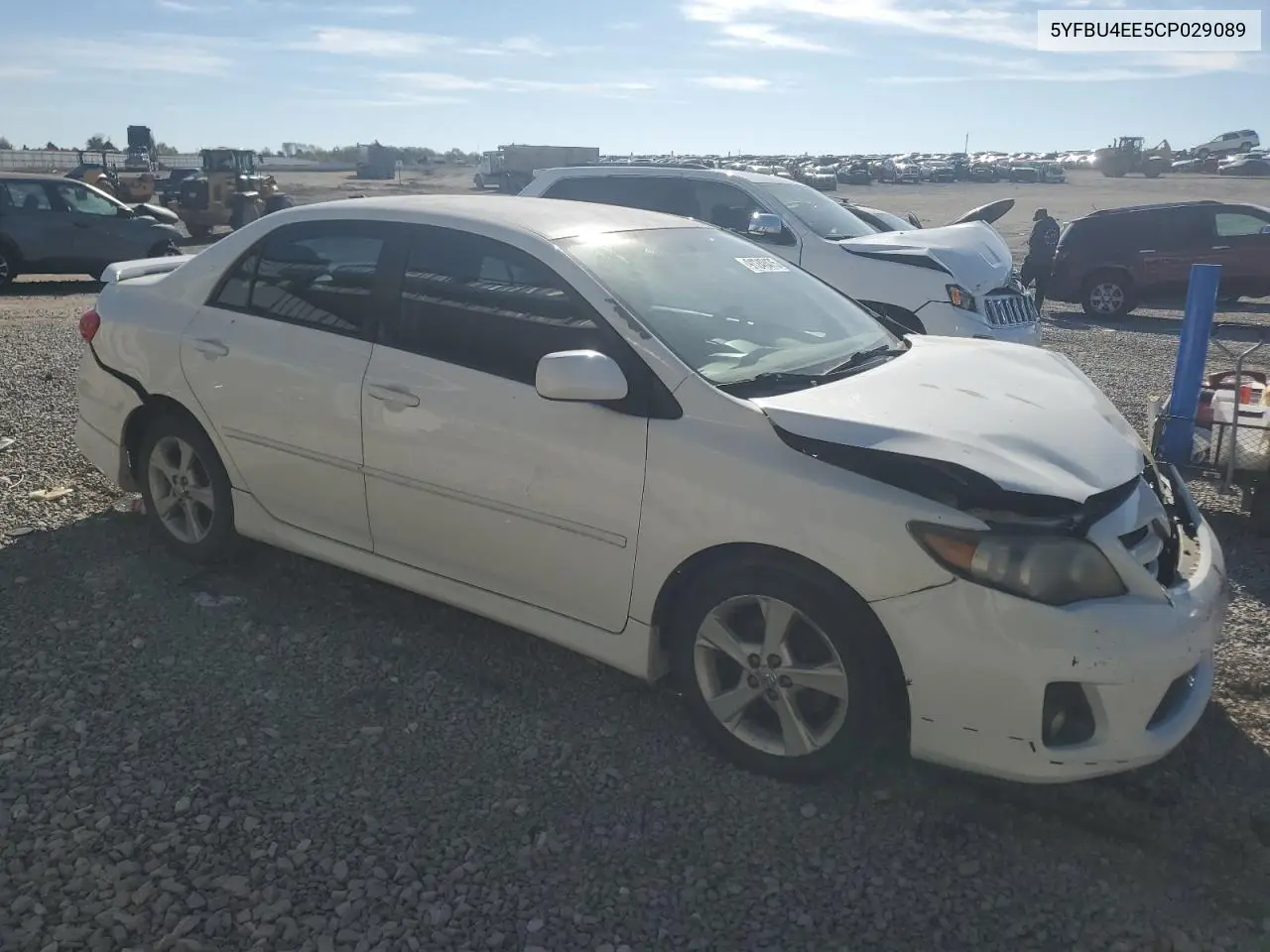 5YFBU4EE5CP029089 2012 Toyota Corolla Base