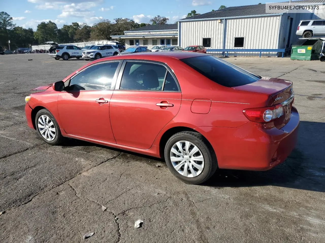 5YFBU4EE7CP019373 2012 Toyota Corolla Base