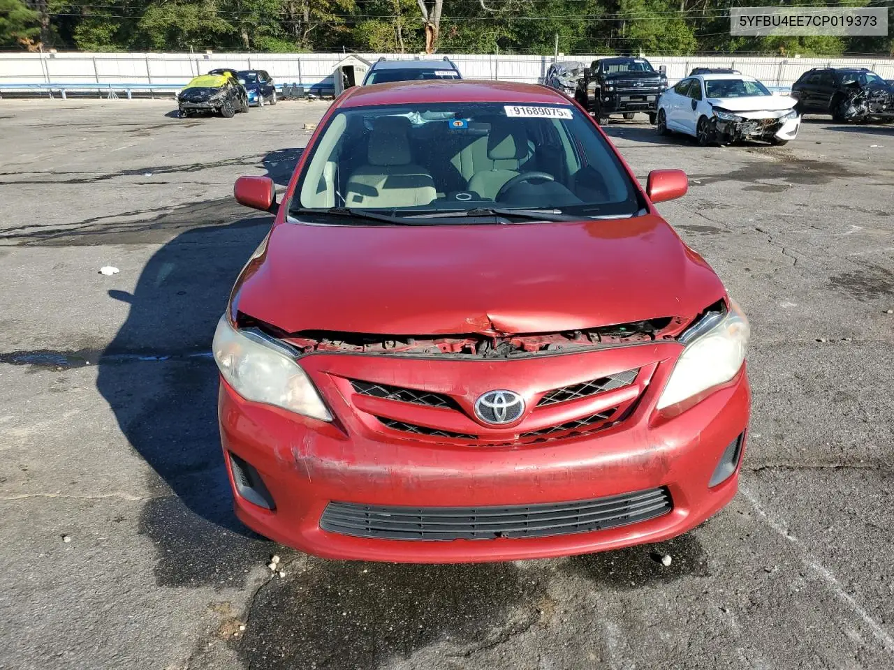 5YFBU4EE7CP019373 2012 Toyota Corolla Base