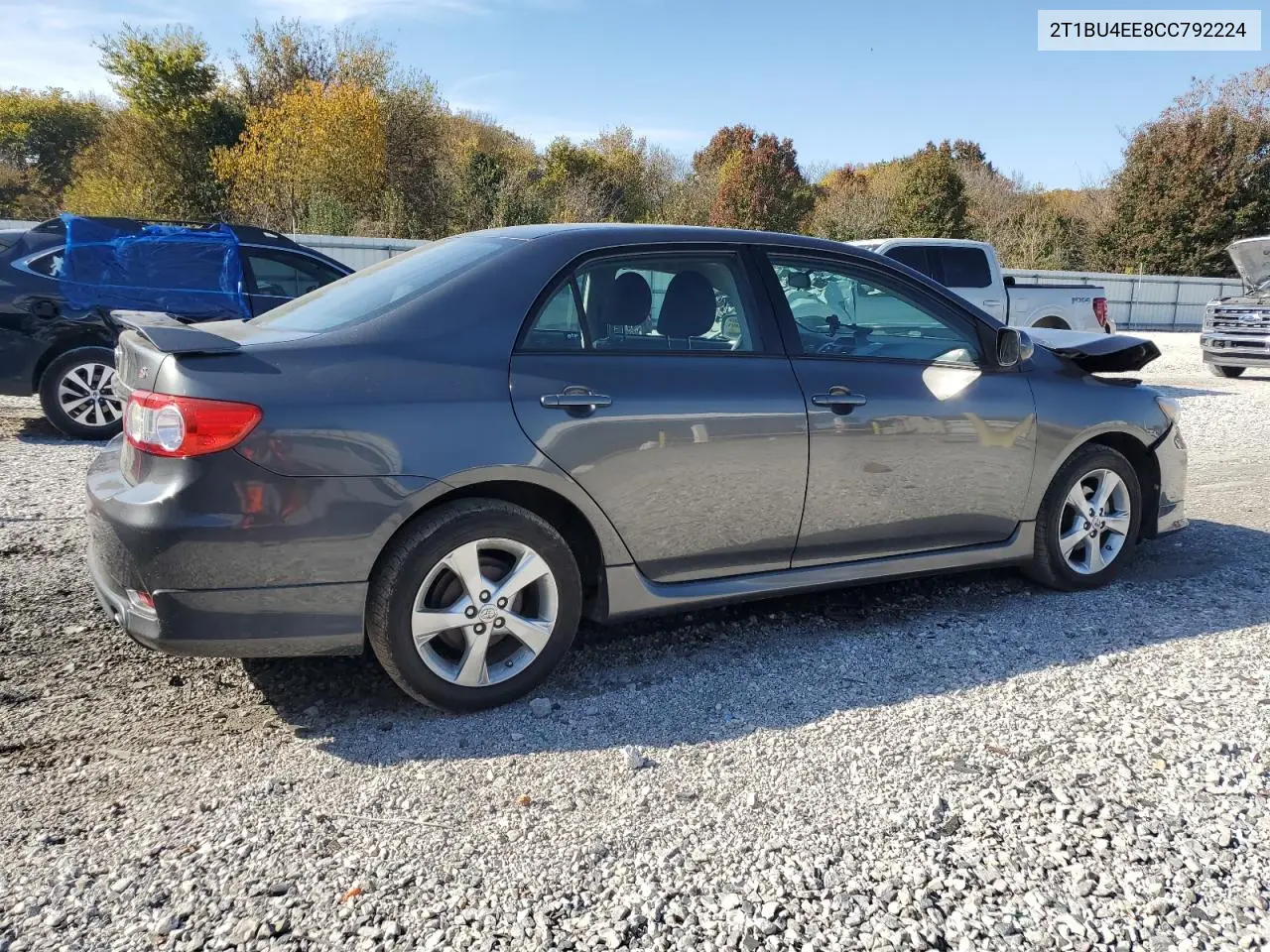 2T1BU4EE8CC792224 2012 Toyota Corolla Base