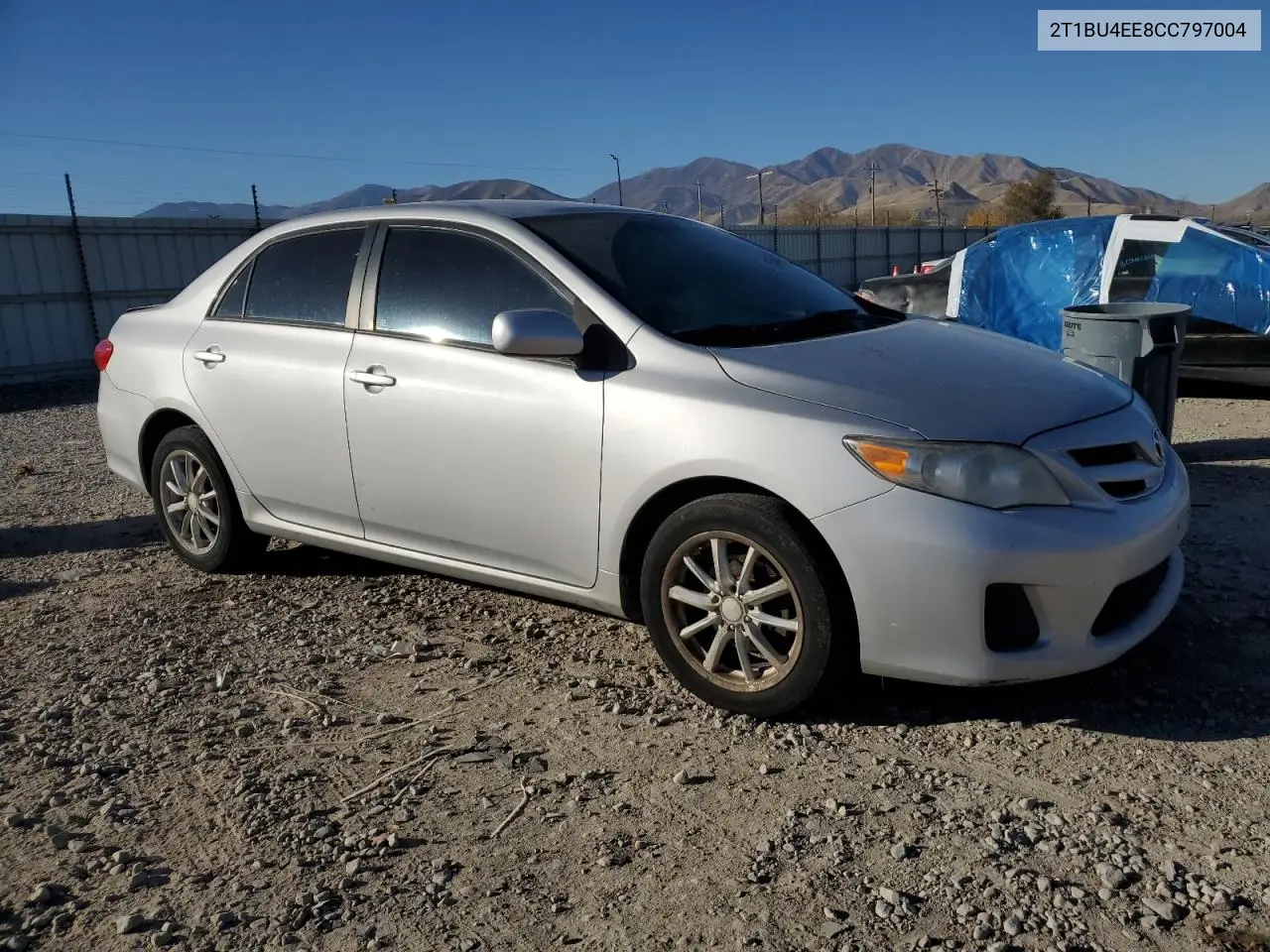 2T1BU4EE8CC797004 2012 Toyota Corolla Base