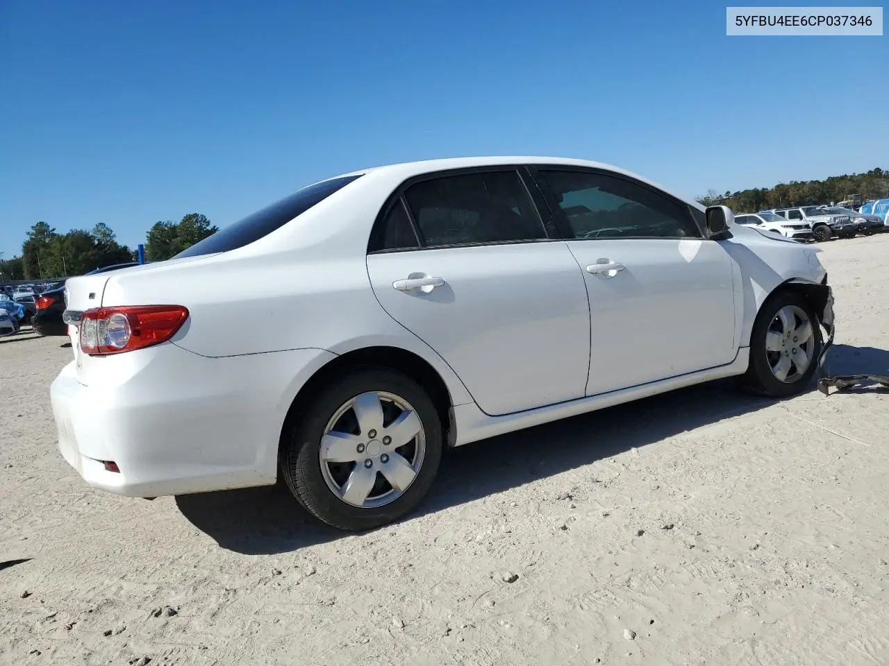 5YFBU4EE6CP037346 2012 Toyota Corolla Base