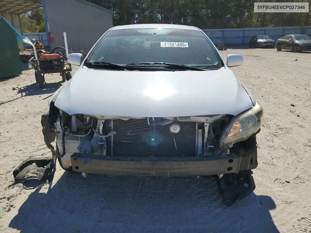 5YFBU4EE6CP037346 2012 Toyota Corolla Base