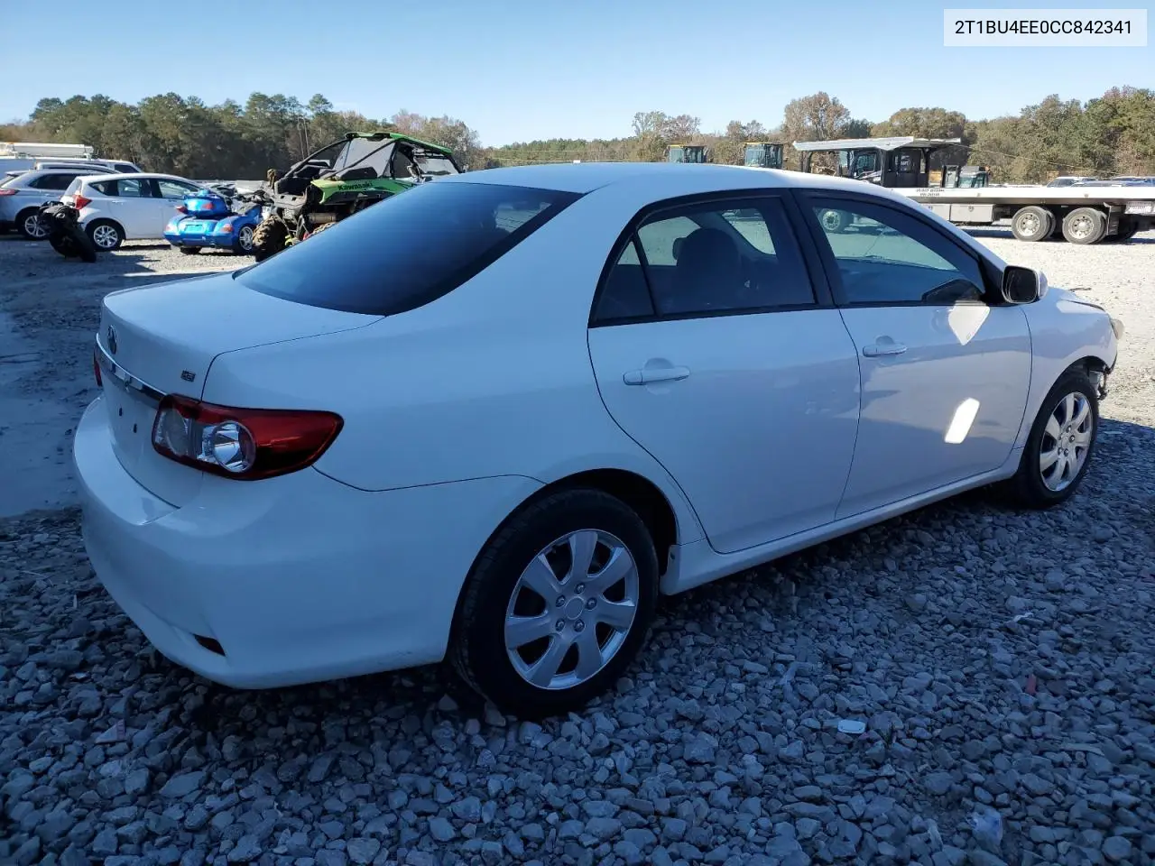 2T1BU4EE0CC842341 2012 Toyota Corolla Base