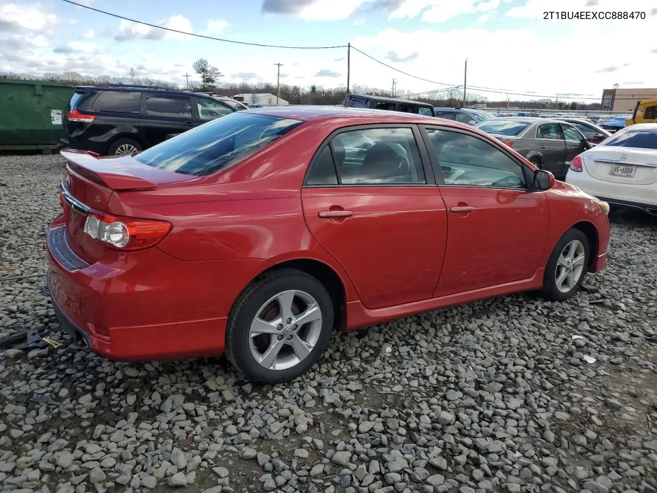 2T1BU4EEXCC888470 2012 Toyota Corolla Base