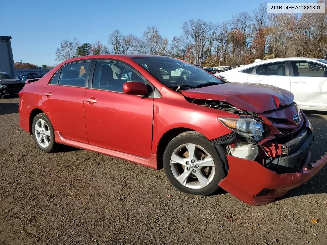 2T1BU4EE7CC881301 2012 Toyota Corolla Base