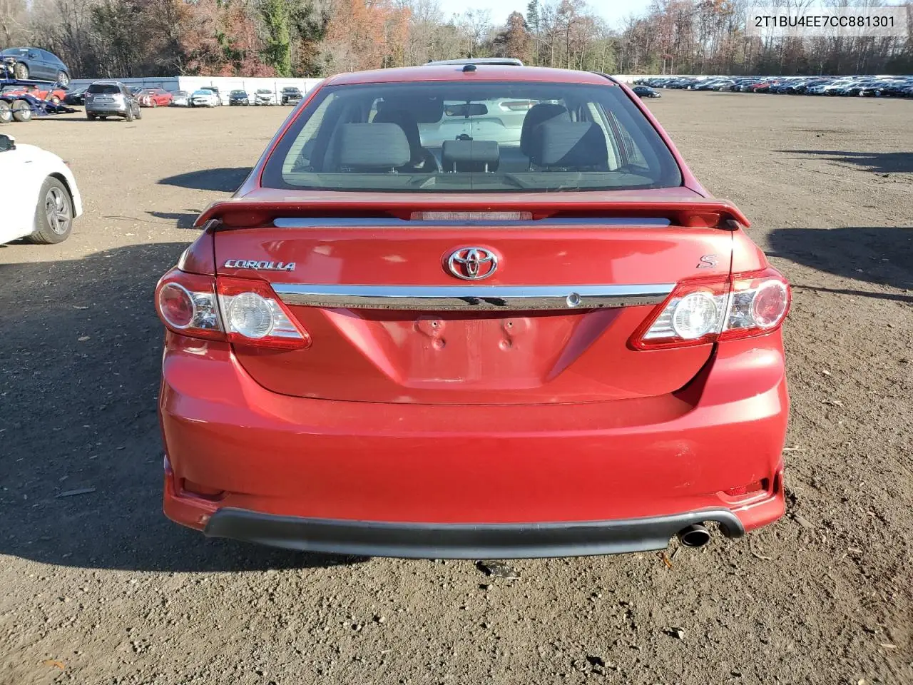 2T1BU4EE7CC881301 2012 Toyota Corolla Base