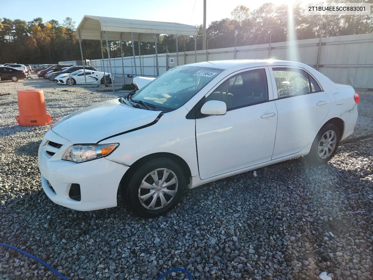 2T1BU4EE5CC883001 2012 Toyota Corolla Base
