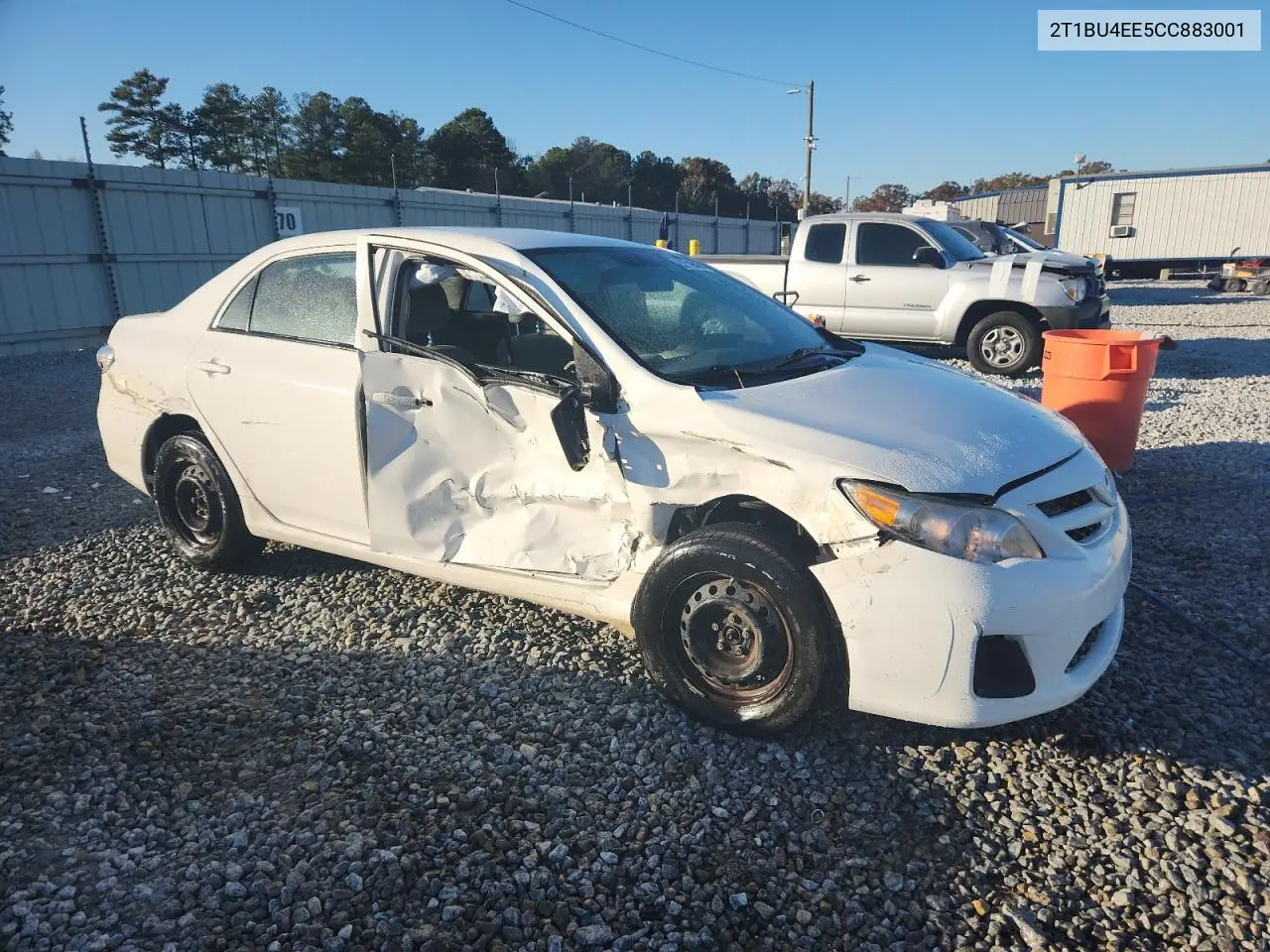2T1BU4EE5CC883001 2012 Toyota Corolla Base