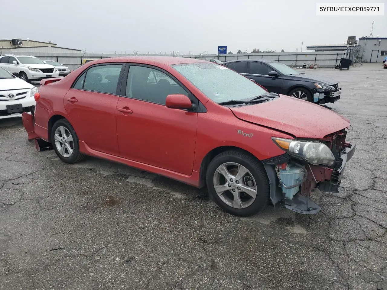 5YFBU4EEXCP059771 2012 Toyota Corolla Base