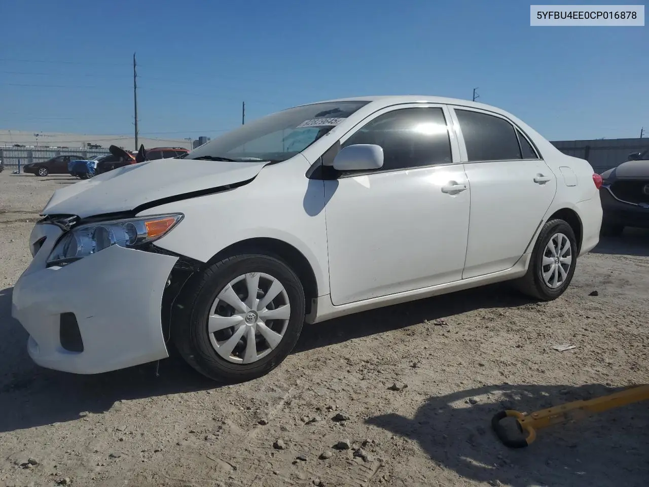 5YFBU4EE0CP016878 2012 Toyota Corolla Base