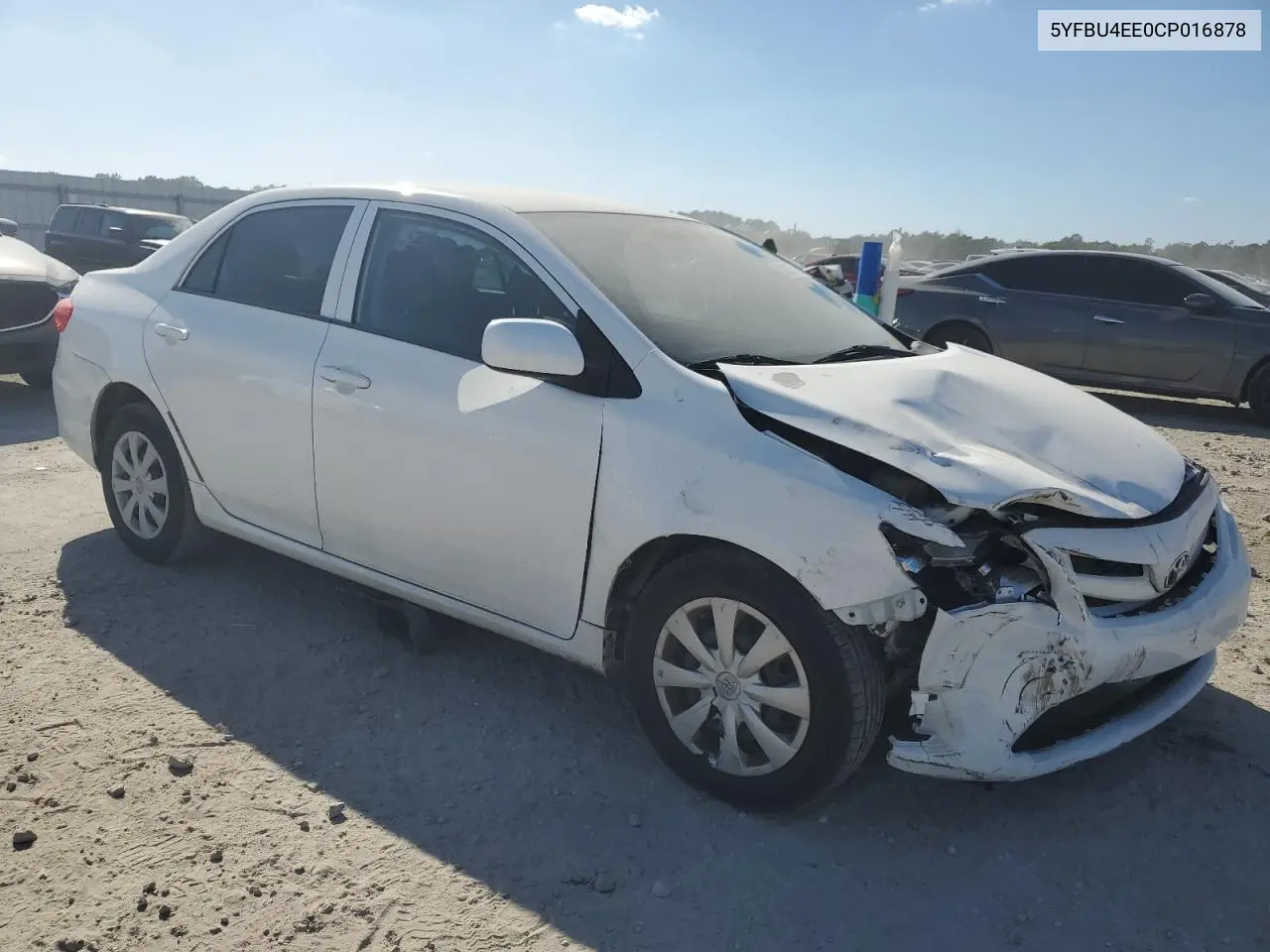 5YFBU4EE0CP016878 2012 Toyota Corolla Base