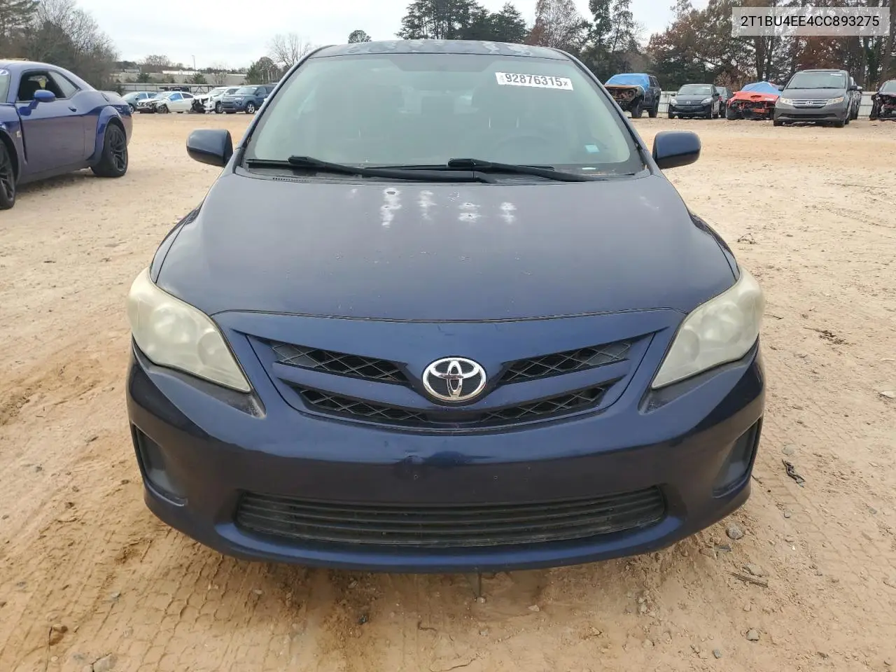 2T1BU4EE4CC893275 2012 Toyota Corolla Base
