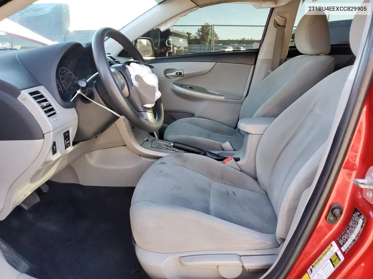 2T1BU4EEXCC829905 2012 Toyota Corolla Base