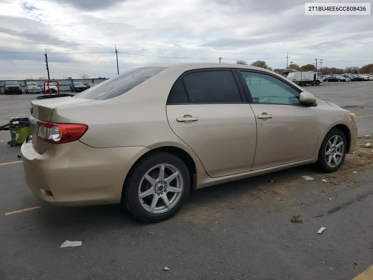 2T1BU4EE6CC808436 2012 Toyota Corolla Base
