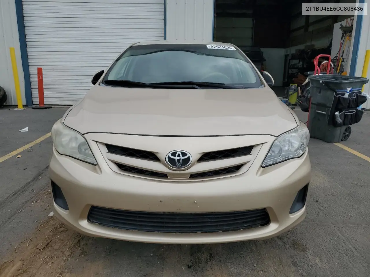 2T1BU4EE6CC808436 2012 Toyota Corolla Base