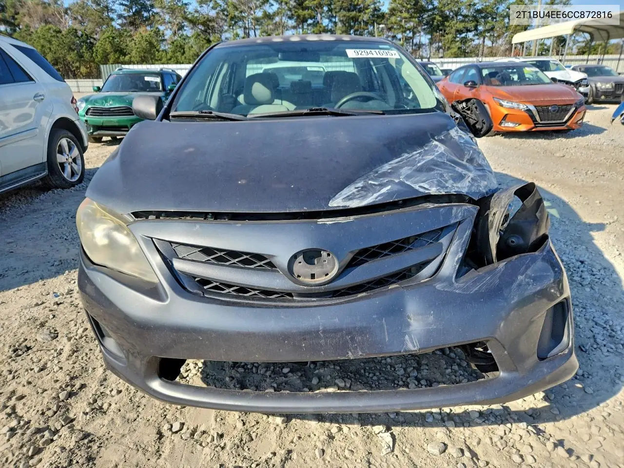 2T1BU4EE6CC872816 2012 Toyota Corolla Base