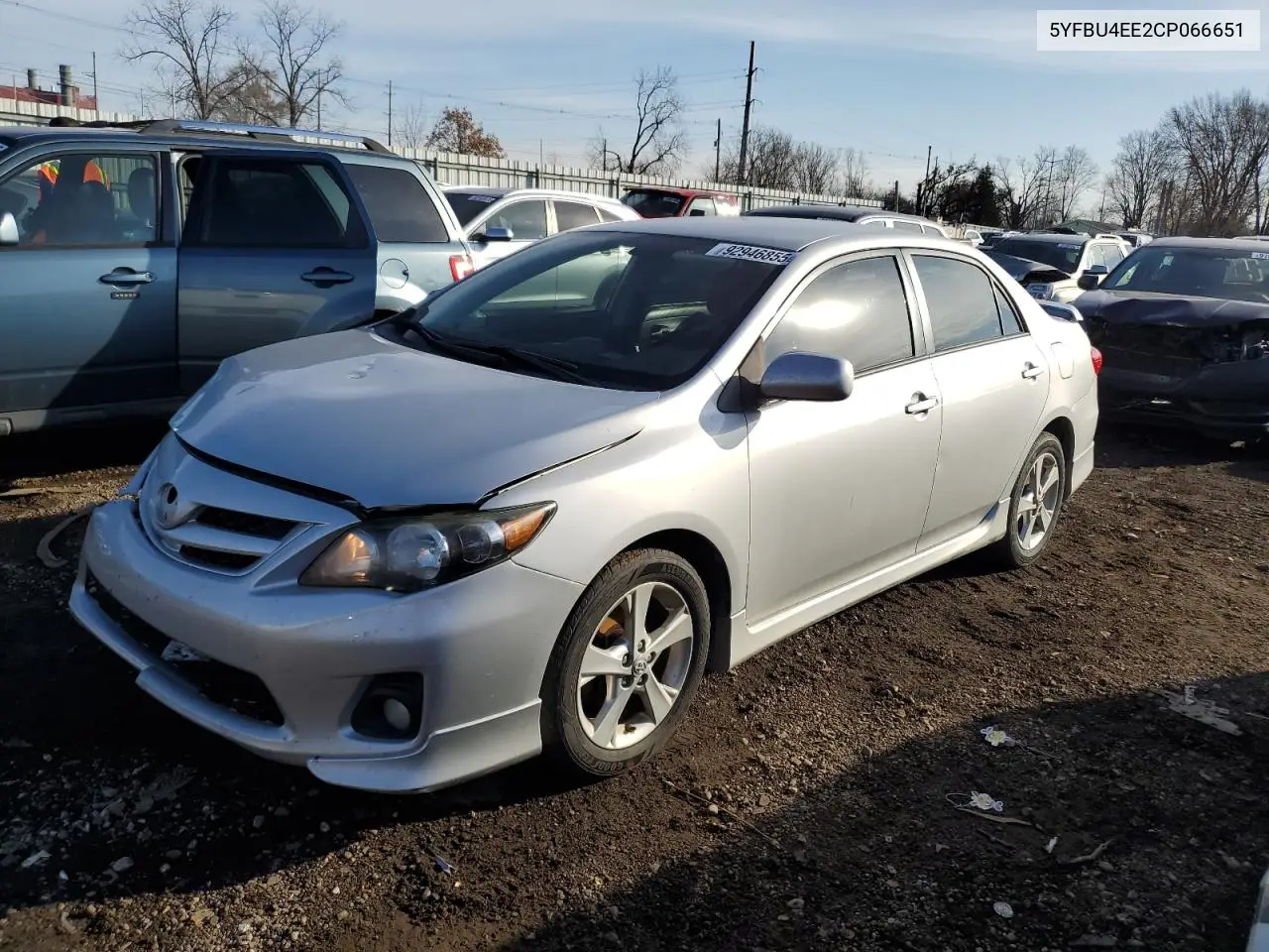 5YFBU4EE2CP066651 2012 Toyota Corolla Base