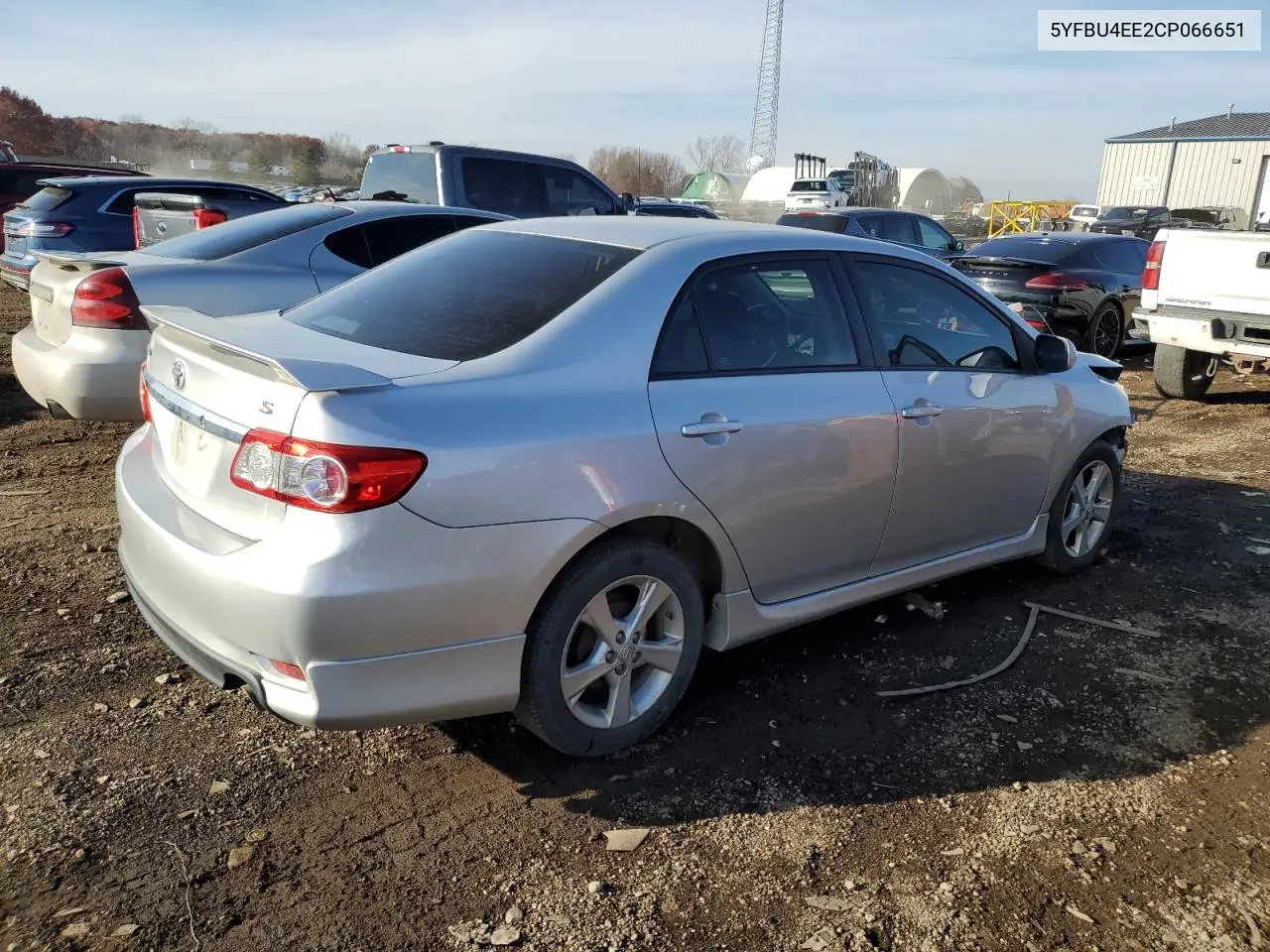 5YFBU4EE2CP066651 2012 Toyota Corolla Base
