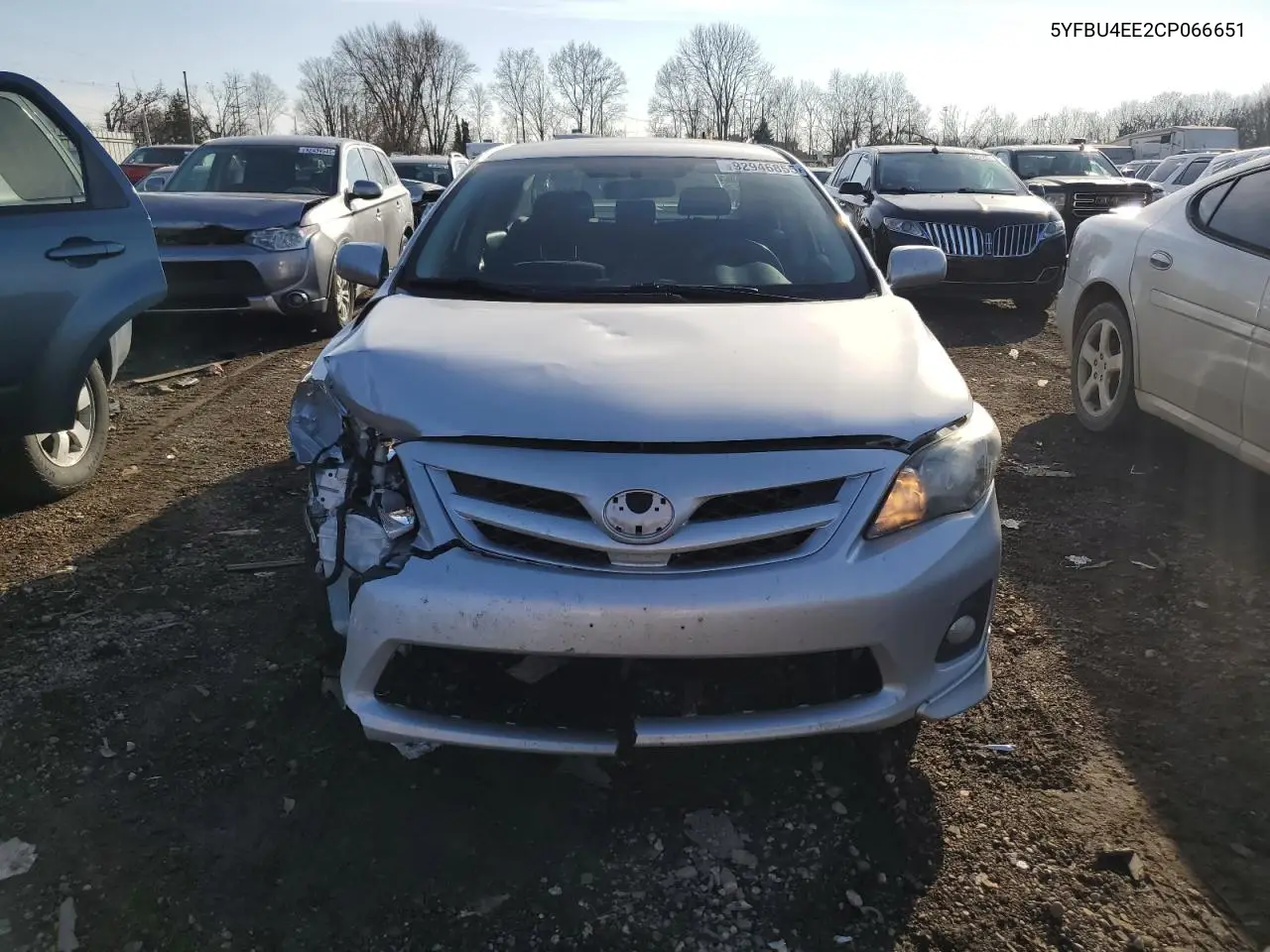 5YFBU4EE2CP066651 2012 Toyota Corolla Base