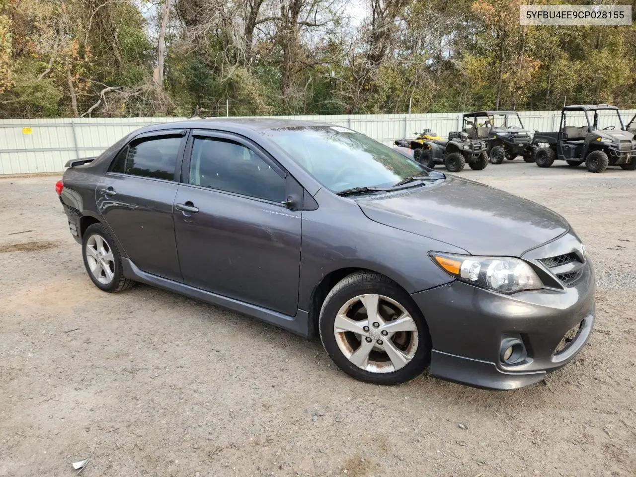 5YFBU4EE9CP028155 2012 Toyota Corolla Base