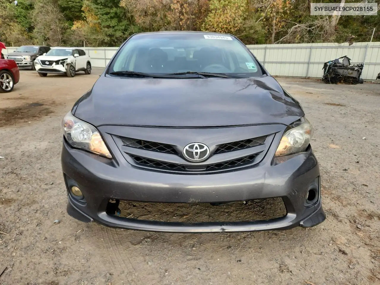 5YFBU4EE9CP028155 2012 Toyota Corolla Base