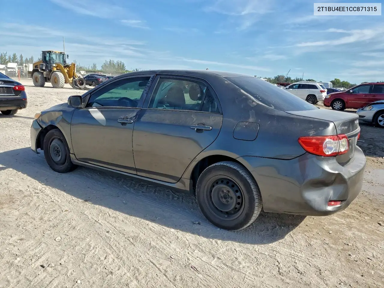 2T1BU4EE1CC871315 2012 Toyota Corolla Base