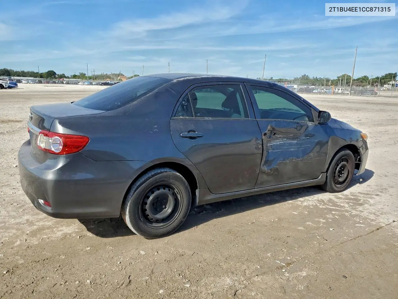 2T1BU4EE1CC871315 2012 Toyota Corolla Base