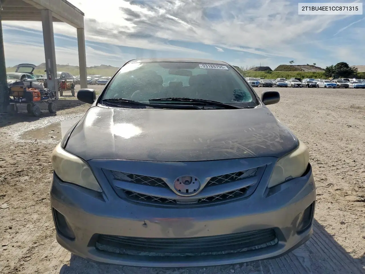 2T1BU4EE1CC871315 2012 Toyota Corolla Base