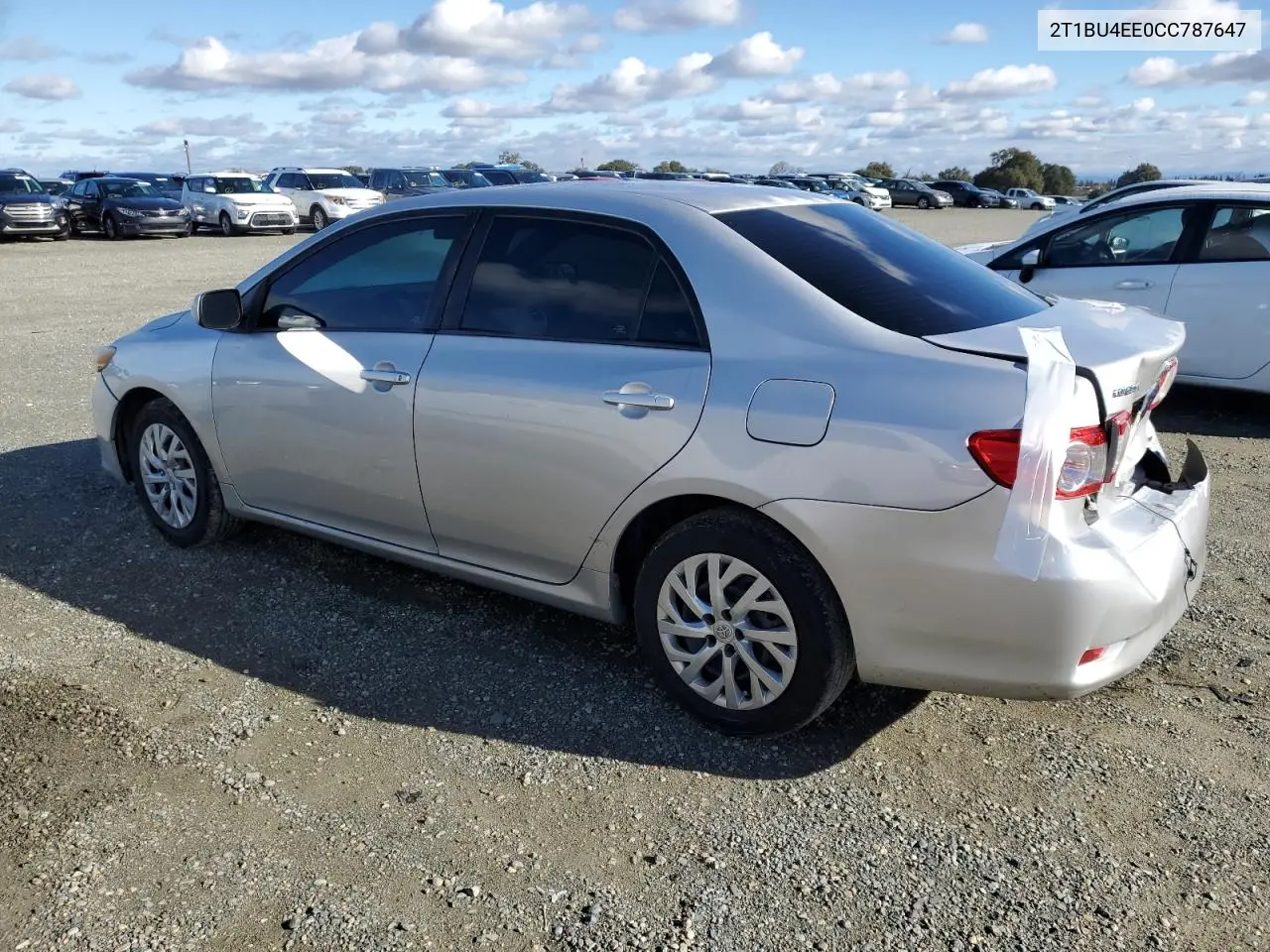 2T1BU4EE0CC787647 2012 Toyota Corolla Base