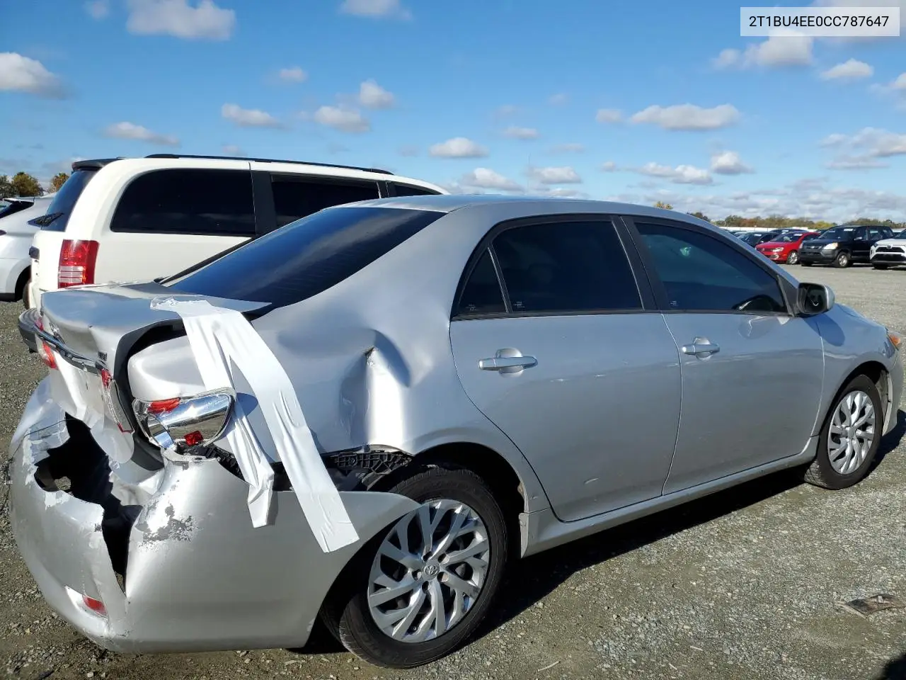 2T1BU4EE0CC787647 2012 Toyota Corolla Base