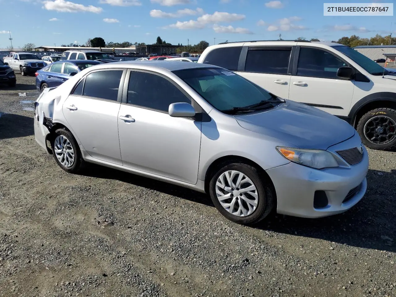 2T1BU4EE0CC787647 2012 Toyota Corolla Base