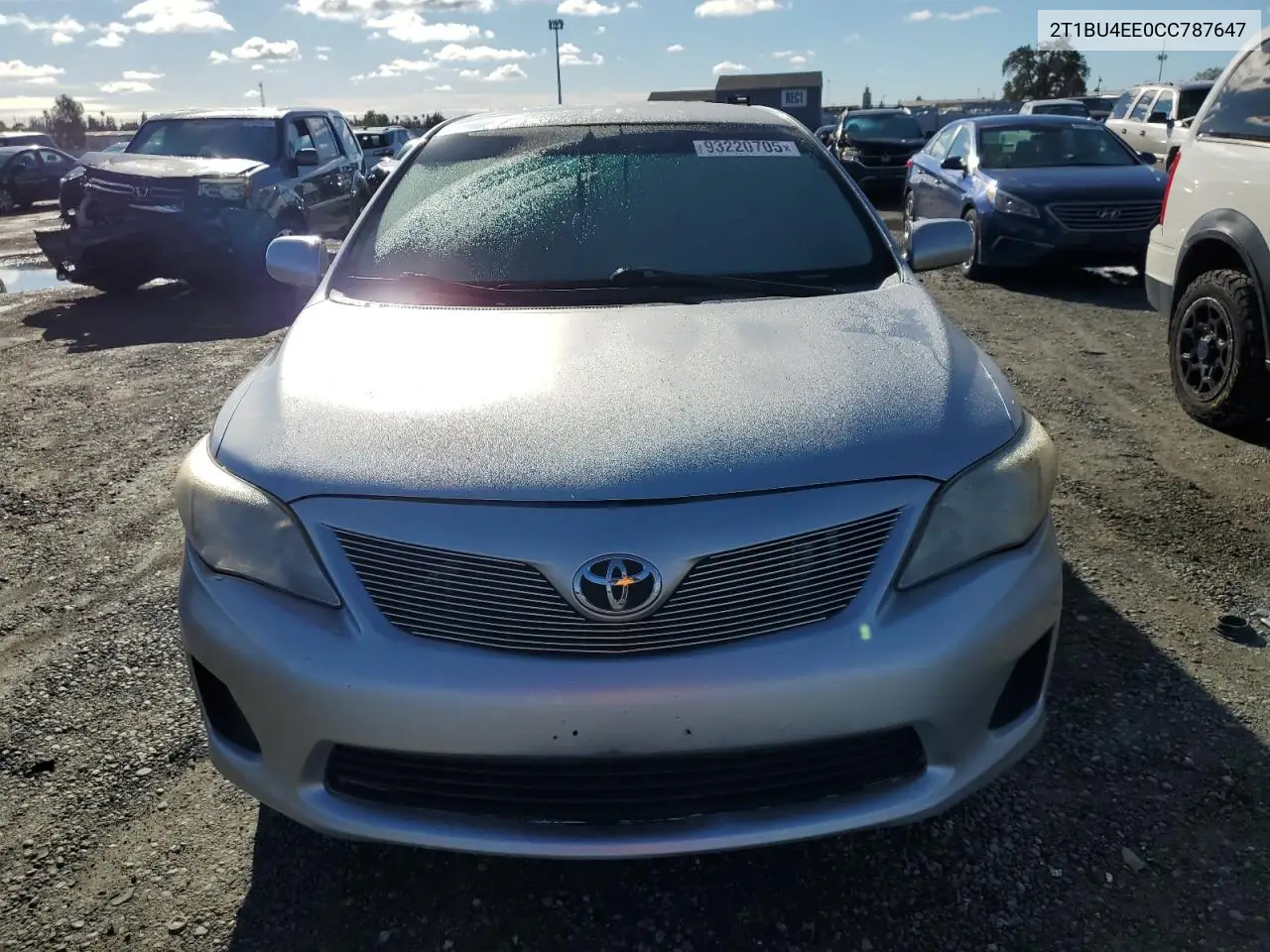 2T1BU4EE0CC787647 2012 Toyota Corolla Base