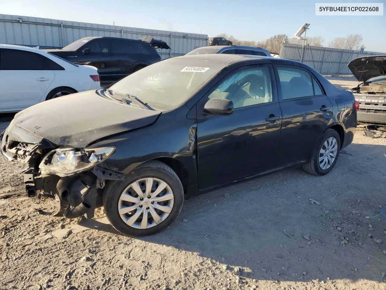 5YFBU4EE1CP022608 2012 Toyota Corolla Base