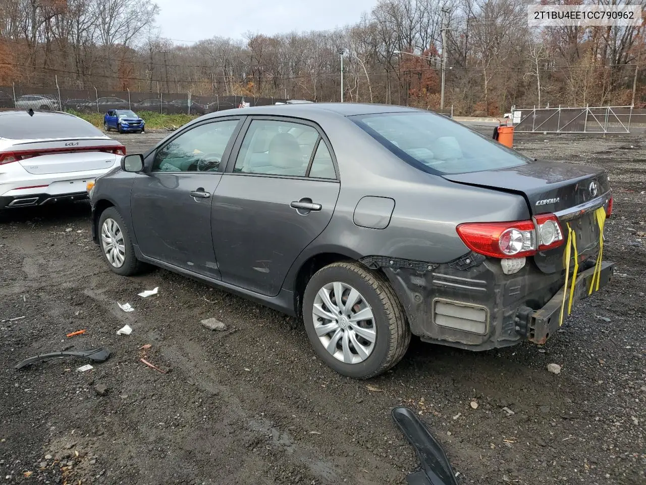 2T1BU4EE1CC790962 2012 Toyota Corolla Base