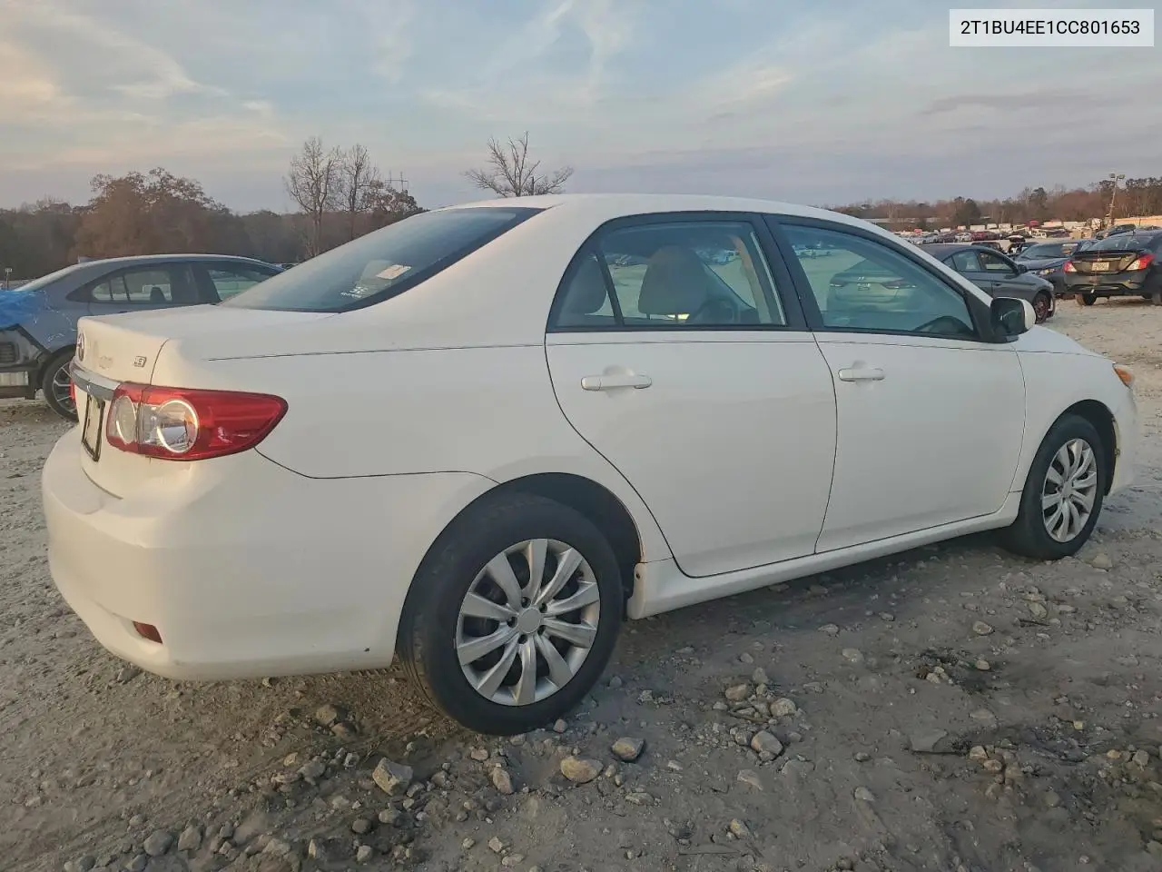 2T1BU4EE1CC801653 2012 Toyota Corolla Base