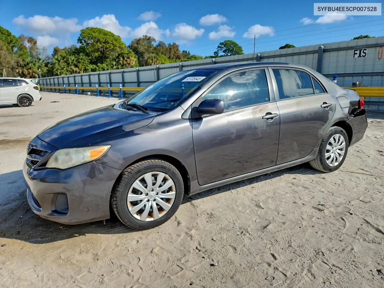 5YFBU4EE5CP007528 2012 Toyota Corolla Base