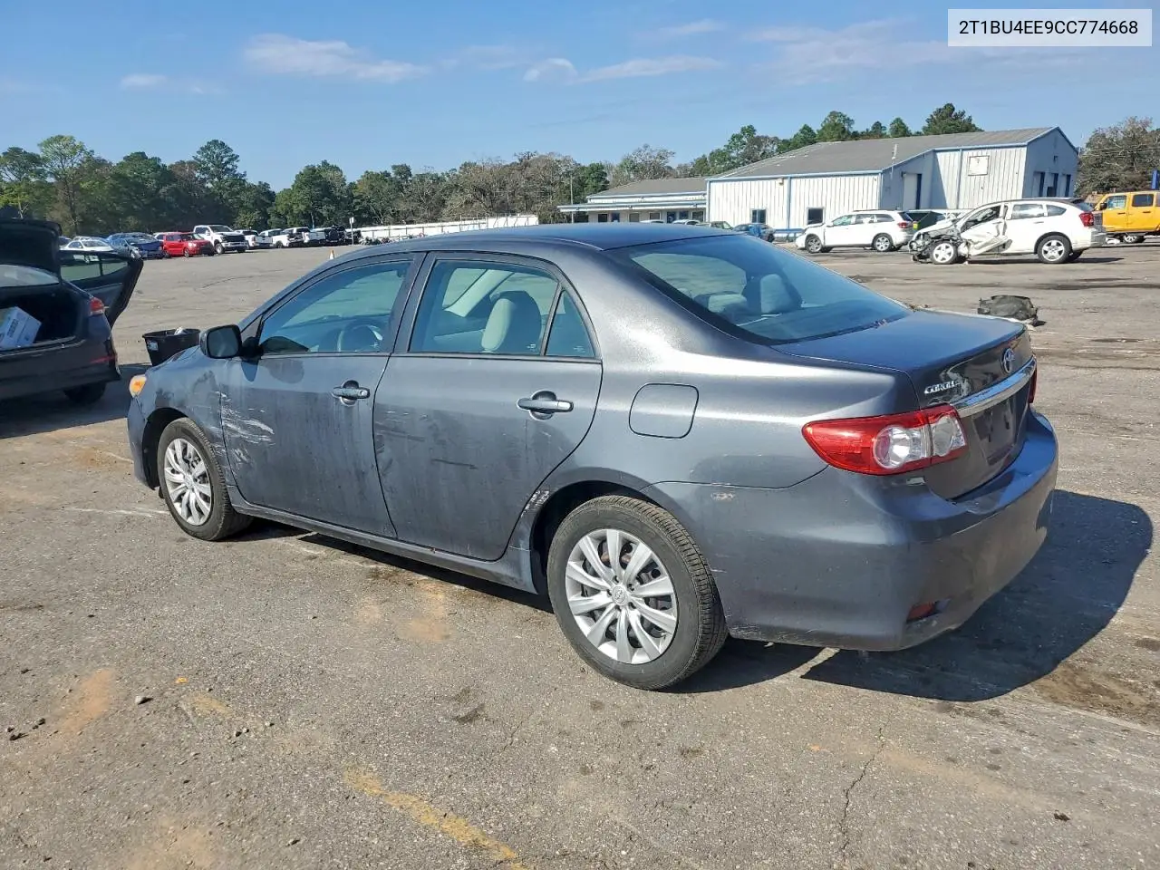 2T1BU4EE9CC774668 2012 Toyota Corolla Base