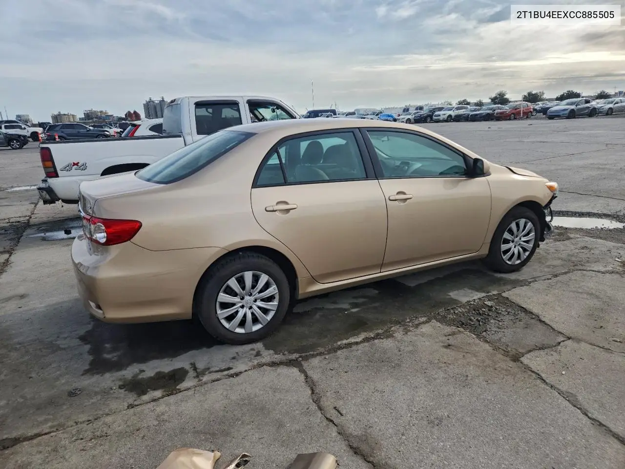 2T1BU4EEXCC885505 2012 Toyota Corolla Base
