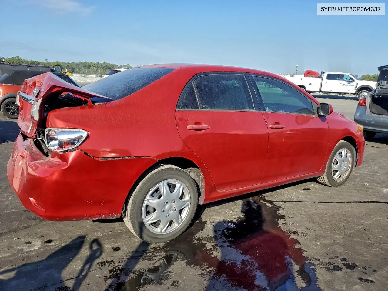 5YFBU4EE8CP064337 2012 Toyota Corolla Base