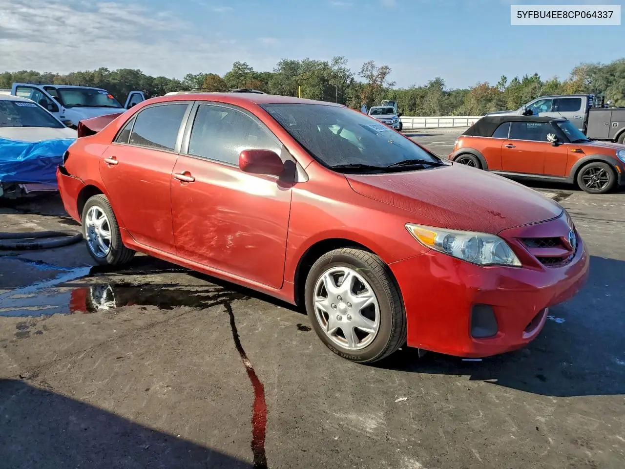 5YFBU4EE8CP064337 2012 Toyota Corolla Base