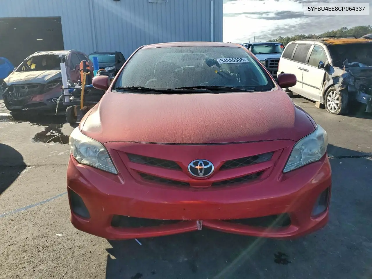 5YFBU4EE8CP064337 2012 Toyota Corolla Base