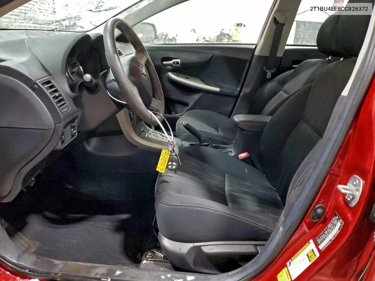 2T1BU4EE8CC826372 2012 Toyota Corolla Base
